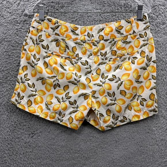 Loft Women's Size 2 High Rise Shorts Lemon Design Summer Fun - Picture 4 of 7